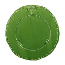Load image into Gallery viewer, Dragonfly Stoneware Dinner Plate