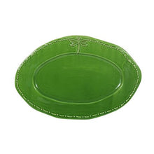 Load image into Gallery viewer, Dragonfly Stoneware Oval Platter