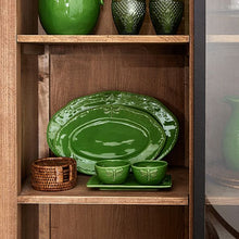 Load image into Gallery viewer, Dragonfly Stoneware Oval Platter