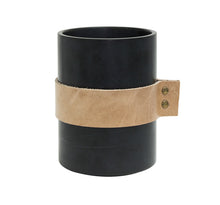 Load image into Gallery viewer, Marble & Leather Vase