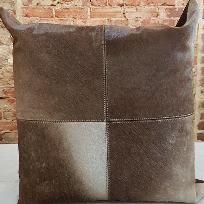 Large Cushion Cowhide Double Sided