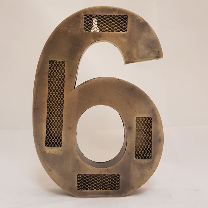 Factory Number Brass 6