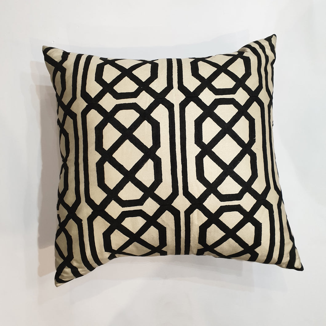 Geometric Print Cushion