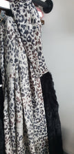 Load image into Gallery viewer, Animal Print Wool and Silk Scarf