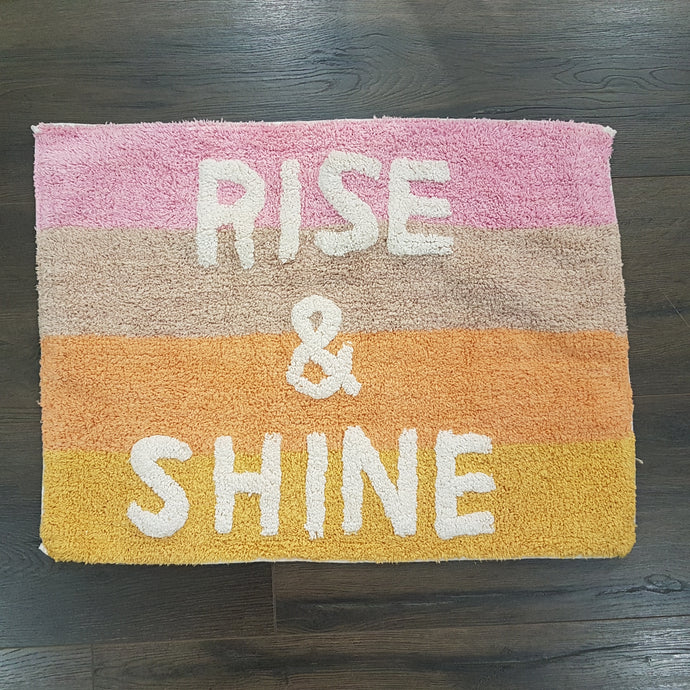 Rise + Shine Stripes Bathmat