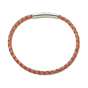 Fine Leather Plaited Bracelet