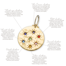 Load image into Gallery viewer, Chakra Healing and Balance Spinner Charm