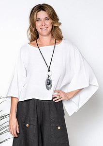 Ruby Fringed Oblong Top