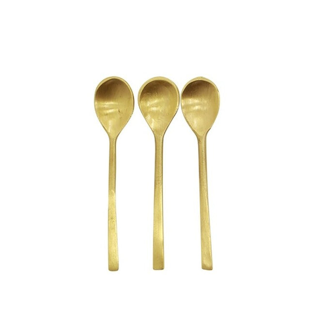 Brass salt spoons (Set of 3)