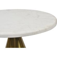 Load image into Gallery viewer, Pedestal Marble Side Table