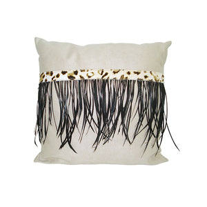 Mock Suede Cushion with Goose Feather