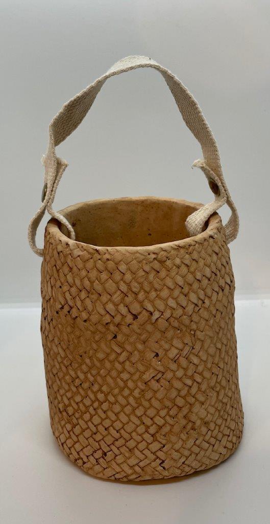 Rattan Style Basket Pot