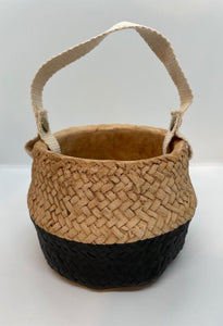 Rattan Style Basket Pot