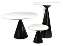 Load image into Gallery viewer, Pedestal Marble Side Table