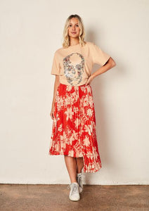 The Bloom Asymmetrical Pleat Skirt