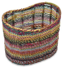 Load image into Gallery viewer, Amita Fabric Woven Oval Basket