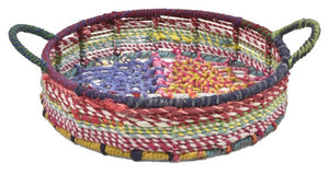 Amita Woven Fabric Decor Tray