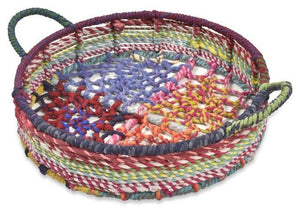 Amita Woven Fabric Decor Tray