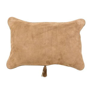 Textured Leather Cushion