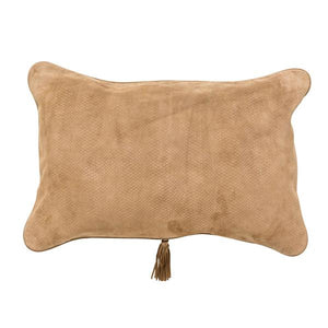 Textured Leather Cushion