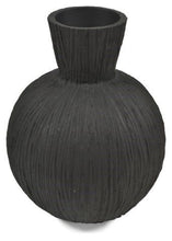 Load image into Gallery viewer, Noir Round Decor Vase