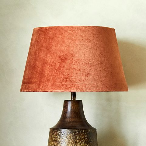 Rust Drum Shade