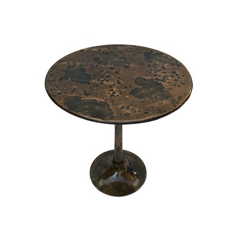 Pedestal Side Table Desert Copper