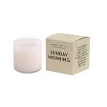 Load image into Gallery viewer, Sunday Morning Glass Candle