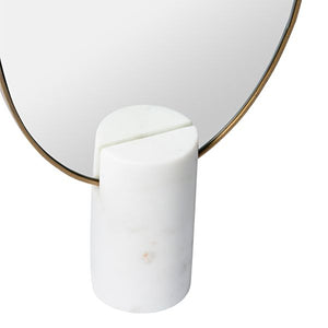 White Marble Table Mirror