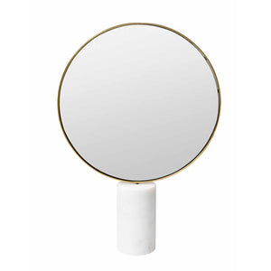 White Marble Table Mirror