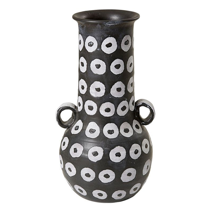 Tall Vase with Rings