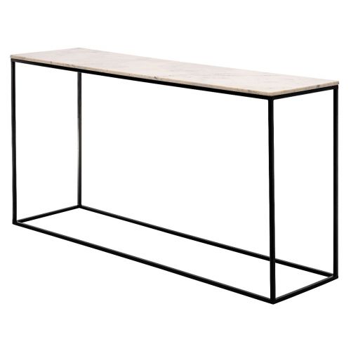 Console Table With White Marble Top
