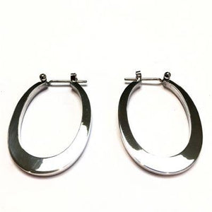 Flat oval hoop