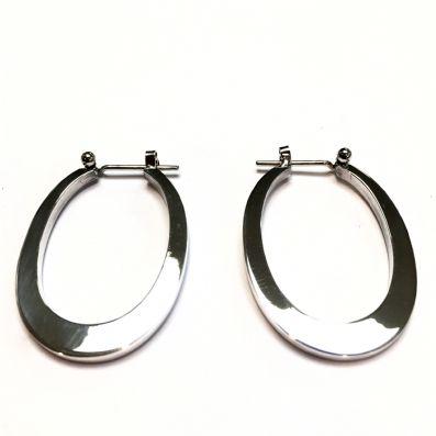 Flat oval hoop