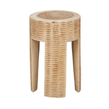 Load image into Gallery viewer, Woodland Carved with Four Legs Stool