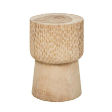 Load image into Gallery viewer, Woodland Carved Nancy Stool