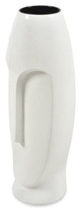 The Face White Pearl Vase