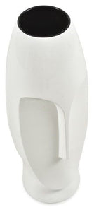 The Face White Pearl Vase